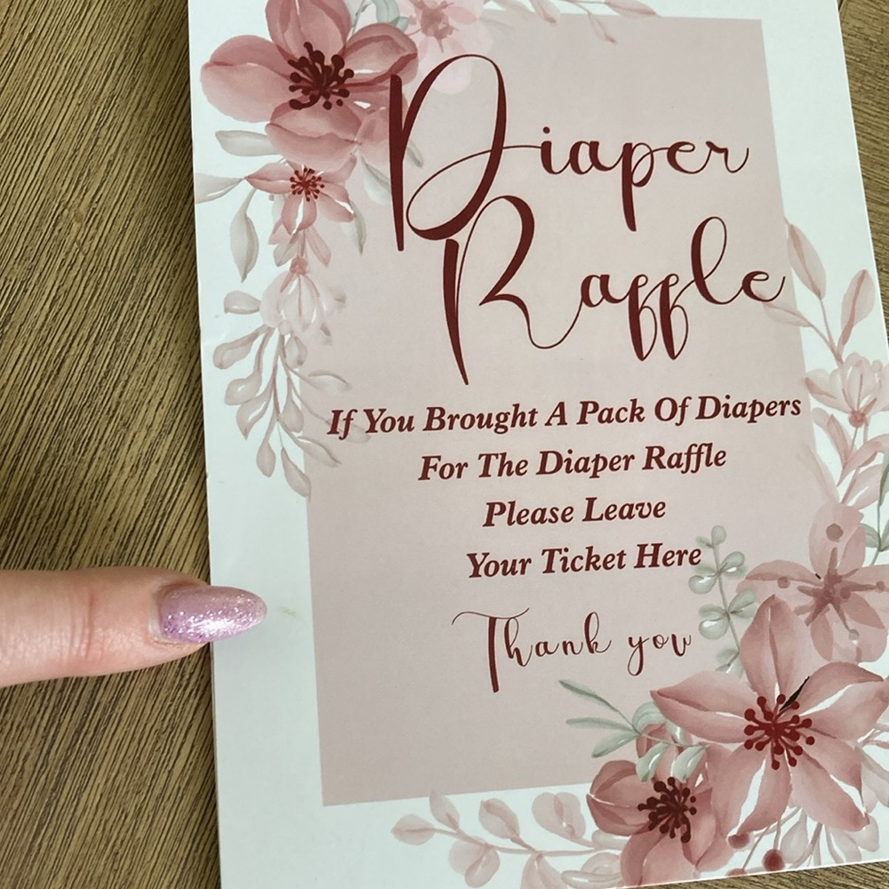 Baby Shower Diaper Raffle Game Set - Picture 4 of 4